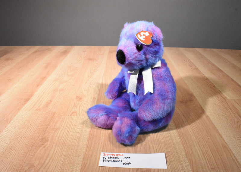 Ty Classic Purplebeary 1999 Beanbag Plush
