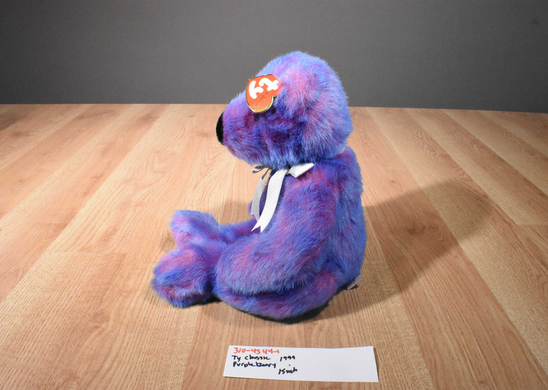 Ty Classic Purplebeary 1999 Beanbag Plush