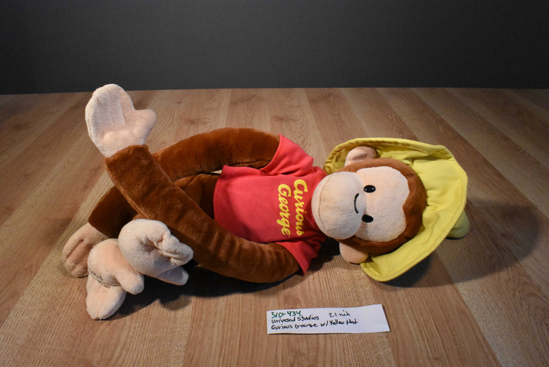 Universal Studios Curious George in Yellow Hat Plush
