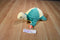 Ty Pillow Pals Snap the Green and Yellow Turtle 1996 Plush