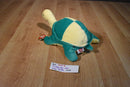 Ty Pillow Pals Snap the Green and Yellow Turtle 1996 Plush