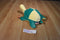 Ty Pillow Pals Snap the Green and Yellow Turtle 1996 Plush