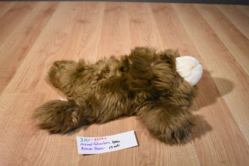 Animal Adventure Brown and Beige Bear 2000 Beanbag Plush
