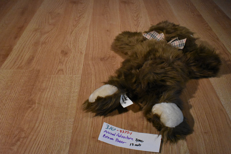 Animal Adventure Brown and Beige Bear 2000 Beanbag Plush