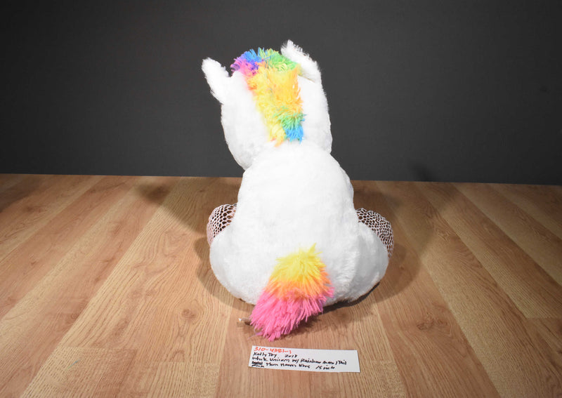 Kelly Toy White and Pink Unicorn 2018 Plush