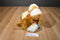 RBI Ron Banafato Goldie and Gill Valentines Puppy Dogs with a Red Box