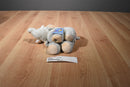 Ganz Webkinz Grey Velvety Elephant HM167 Beanbag Plush With Sealed Code