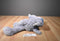 Dan Dee Grey Elephant With Blue Stripes on Belly and Ears plush