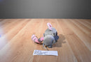 Aurora YooHoo Grey, Beige and pink Lemur as an Elephant Plush