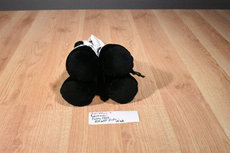 Bestever Funny Feet Black and White Pinto Paint Horse Pony Beanbag Plush