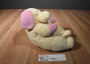 Baby Ty Yellow and Pink Dogbaby 1999 Rattle Plush