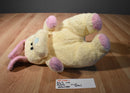 Baby Ty Yellow and Pink Dogbaby 1999 Rattle Plush