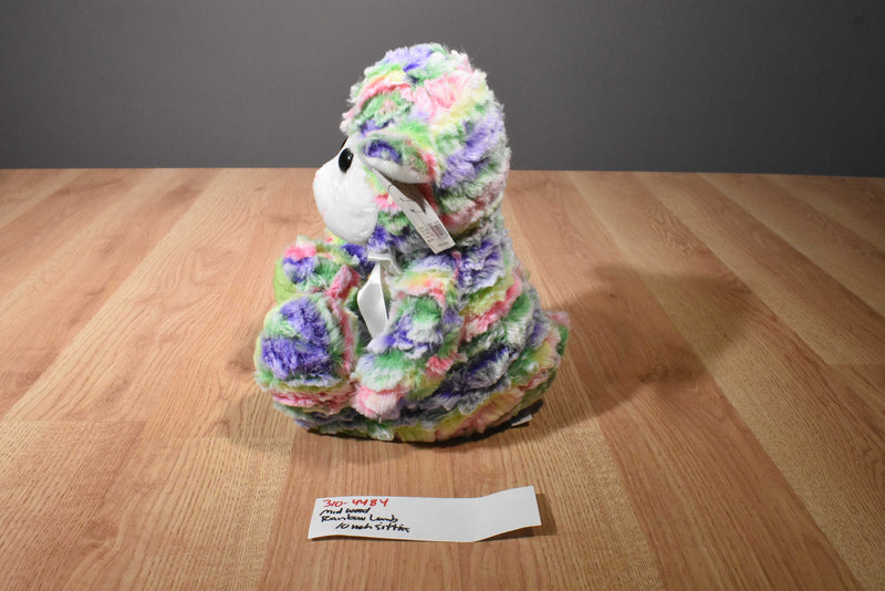 Midwood Brands Rainbow Tie Dye Lamb plush