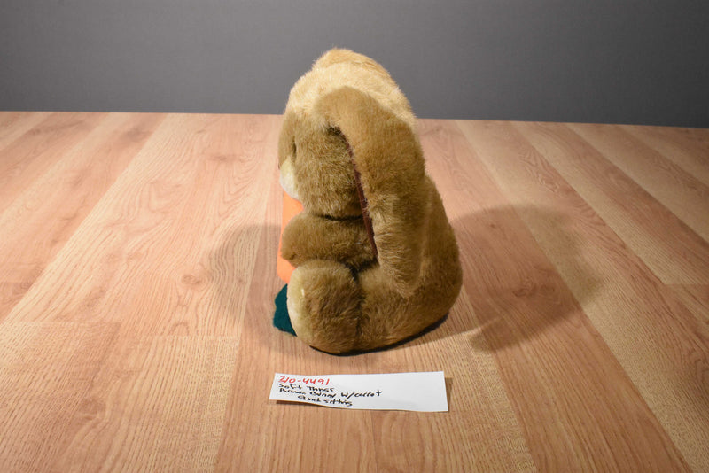 Soft Things Brown Bunny Rabbit With an Orange Carrot Plush
