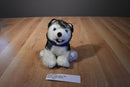 Arctic Circle Enterprise Inc. White and Black Husky Plush