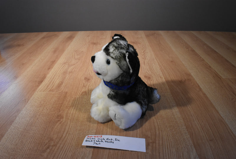 Arctic Circle Enterprise Inc. White and Black Husky Plush