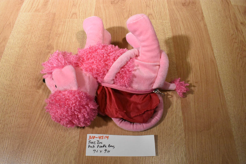 Funz Inc. Pink Poodle Handbag Plush
