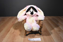 Disney Store Minnie Mouse Beanbag Plush in Pink/ Yellow Bunny Rabbit Costume