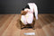 Disney Store Minnie Mouse Beanbag Plush in Pink/ Yellow Bunny Rabbit Costume