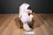 Disney Store Minnie Mouse Beanbag Plush in Pink/ Yellow Bunny Rabbit Costume