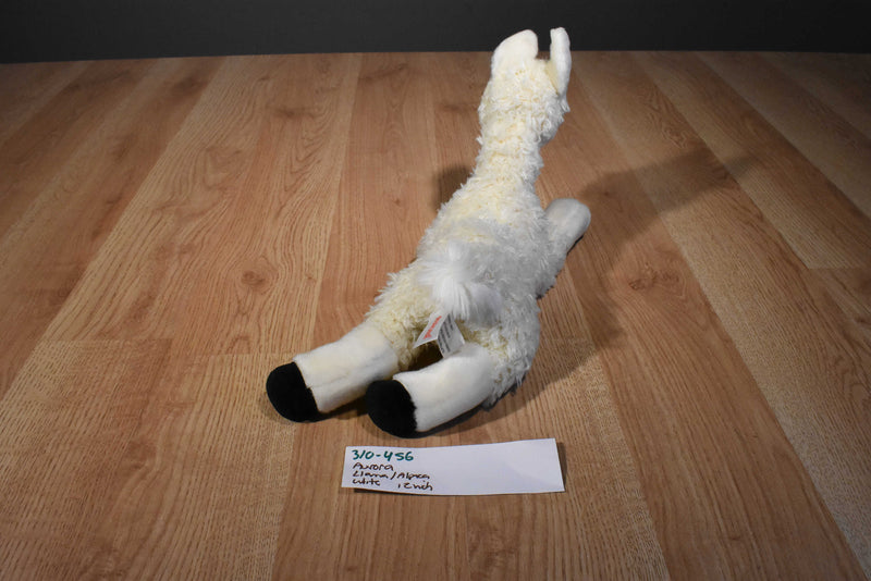 Aurora Flopsies Cream Llama Alpaca 2017 Beanbag Plush