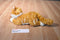 Aurora Orange and White Tabby Cat Beanbag Plush