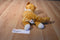 Aurora Orange and White Tabby Cat Beanbag Plush