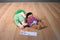 Ty Beanie Kids Cutie 1999 and Shennigan 2000 Beanbag Plush