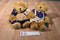 Russ Patriotic Bears Franklin and Amelia Beanbag Plush