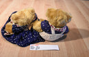 Russ Patriotic Bears Franklin and Amelia Beanbag Plush