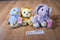 Enesco Precious Moments Tender Tails Blue Bird Elephant Lion Beanbag Plush