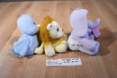 Enesco Precious Moments Tender Tails Blue Bird Elephant Lion Beanbag Plush