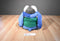 Disney Holiday Stitch Plush Wearing a Green Knit Sweater/Bomber Hat