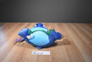 Disney Holiday Stitch Plush Wearing a Green Knit Sweater/Bomber Hat