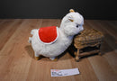 Kelly Toy Beige Llama Alpaca 2018 Plush With a Red Saddle