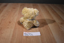 Russ Hallmark Flowers Beige Teddy Bear Beanbag Plush