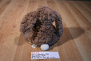 Animal Adventure Brown Bunny Rabbit 2016 Beanbag Plush with Pastel Colored Feet