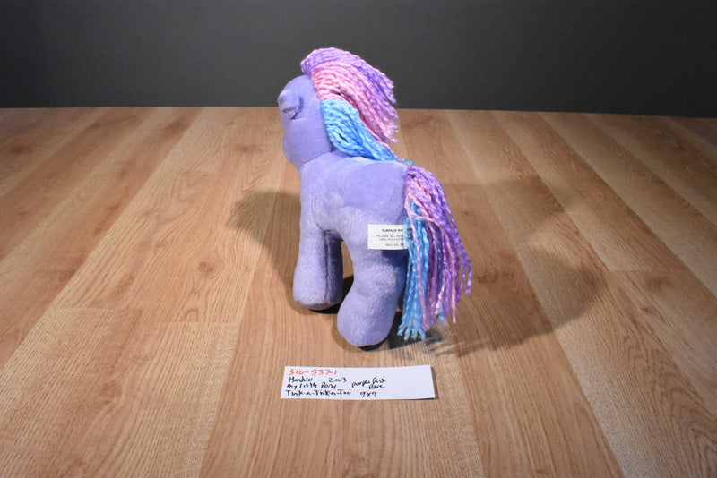 Hasbro My Little Pony Tink-a-Tink-a-Too Purple Pony 2003 Plush
