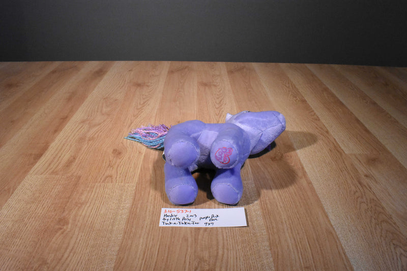 Hasbro My Little Pony Tink-a-Tink-a-Too Purple Pony 2003 Plush