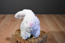 Gund White and Pink Bunny Rabbit Plush With a Blue Bow
