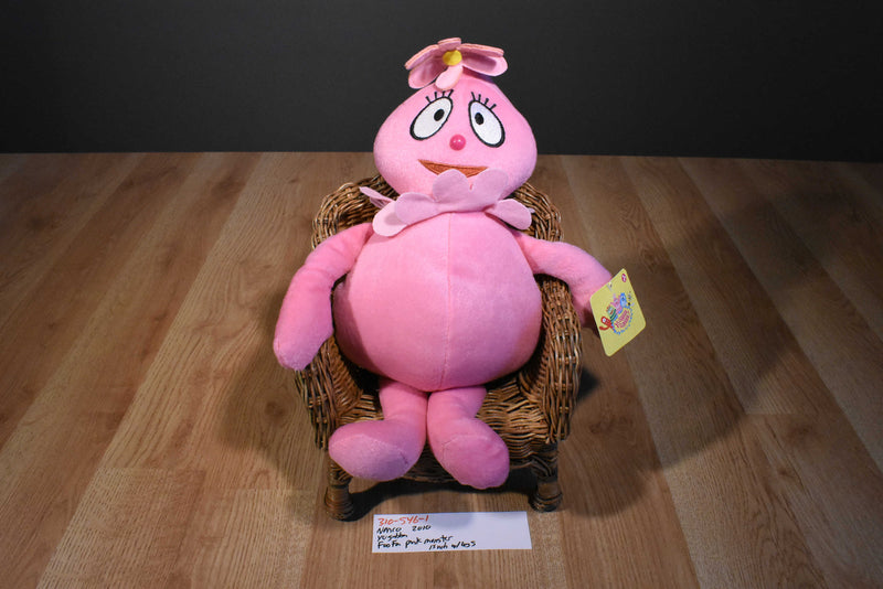 Nanco Yo Gabba Gabba Foofa the Pink Flower Bubble 2010 Plush