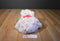 Ty Punkies Bitty Kiss White Bear With X's and O's 2005 Beanbag Plush