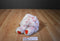 Ty Punkies Bitty Kiss White Bear With X's and O's 2005 Beanbag Plush