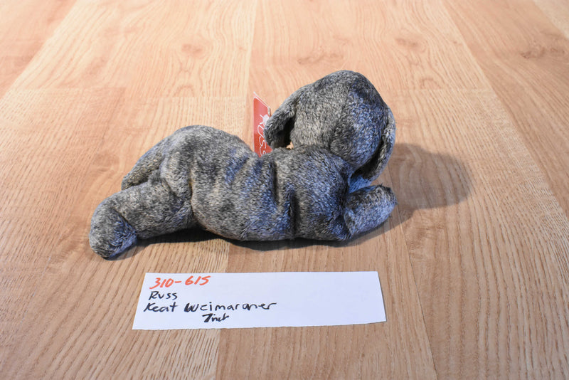 Russ Keats Grey Weimaraner Puppy dog Beanbag Plush