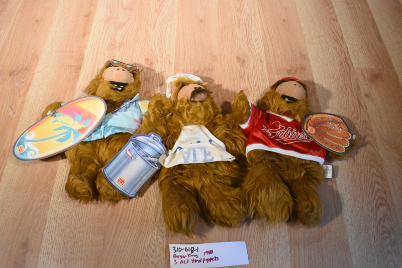 Alien Productions Burger King 3 ALF Puppets