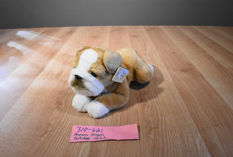 Aurora Miyoni Old English Bulldog Puppy Dog Beanbag Plush