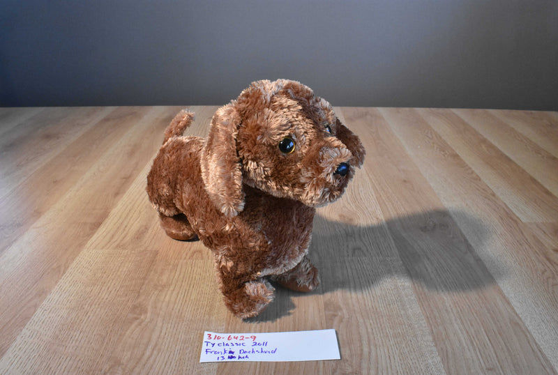 Ty Classic Frank The Dachshund 2011 Beanbag Plush