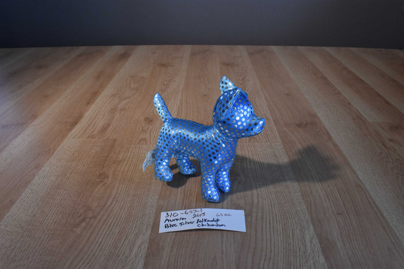 Aurora Blue and Silver Polk-a-dot Chihuahua 2015 Plush