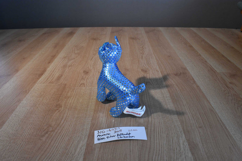 Aurora Blue and Silver Polk-a-dot Chihuahua 2015 Plush