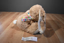 Animal Adventure Tan and Beige Bunny Rabbit with Egg Bow 2018 Plush